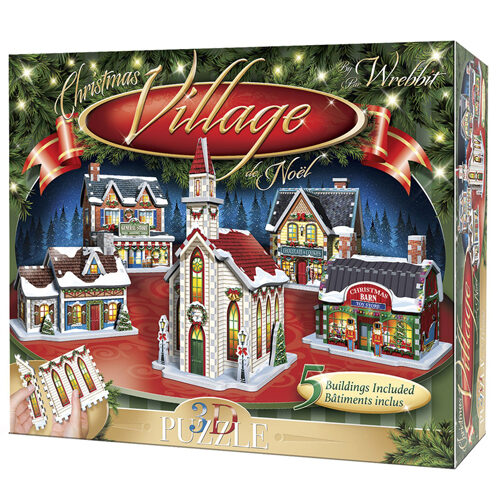 Wrebbit 3D Christmas Village (Limited Edition) Puzzle